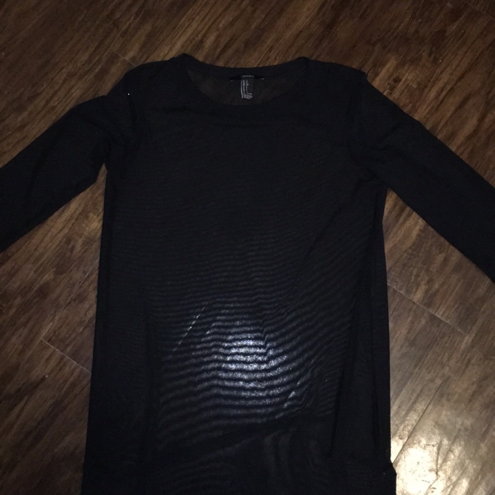 Black Mesh Cover Up